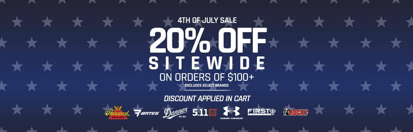 20% OFF Site Wide on Orders $100+