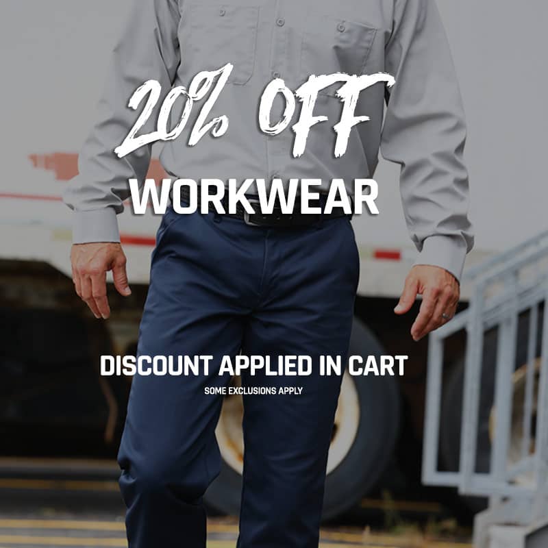 20% Off Select Workwear