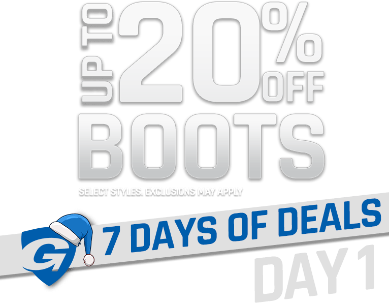 Day 1 - 20% Off Boots - 7 Days of Deals