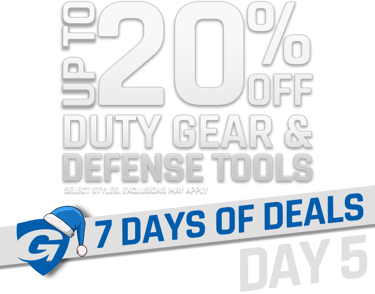 Day 5 - Up To 20% Off Duty Gear and Defense Tools - 7 Days of Deals