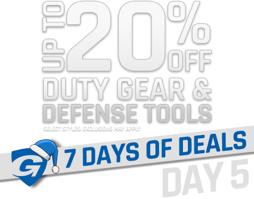 Day 5 - Up To 20% Off Duty Gear and Defense Tools - 7 Days of Deals