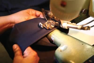 Military man with Galls Embroidery