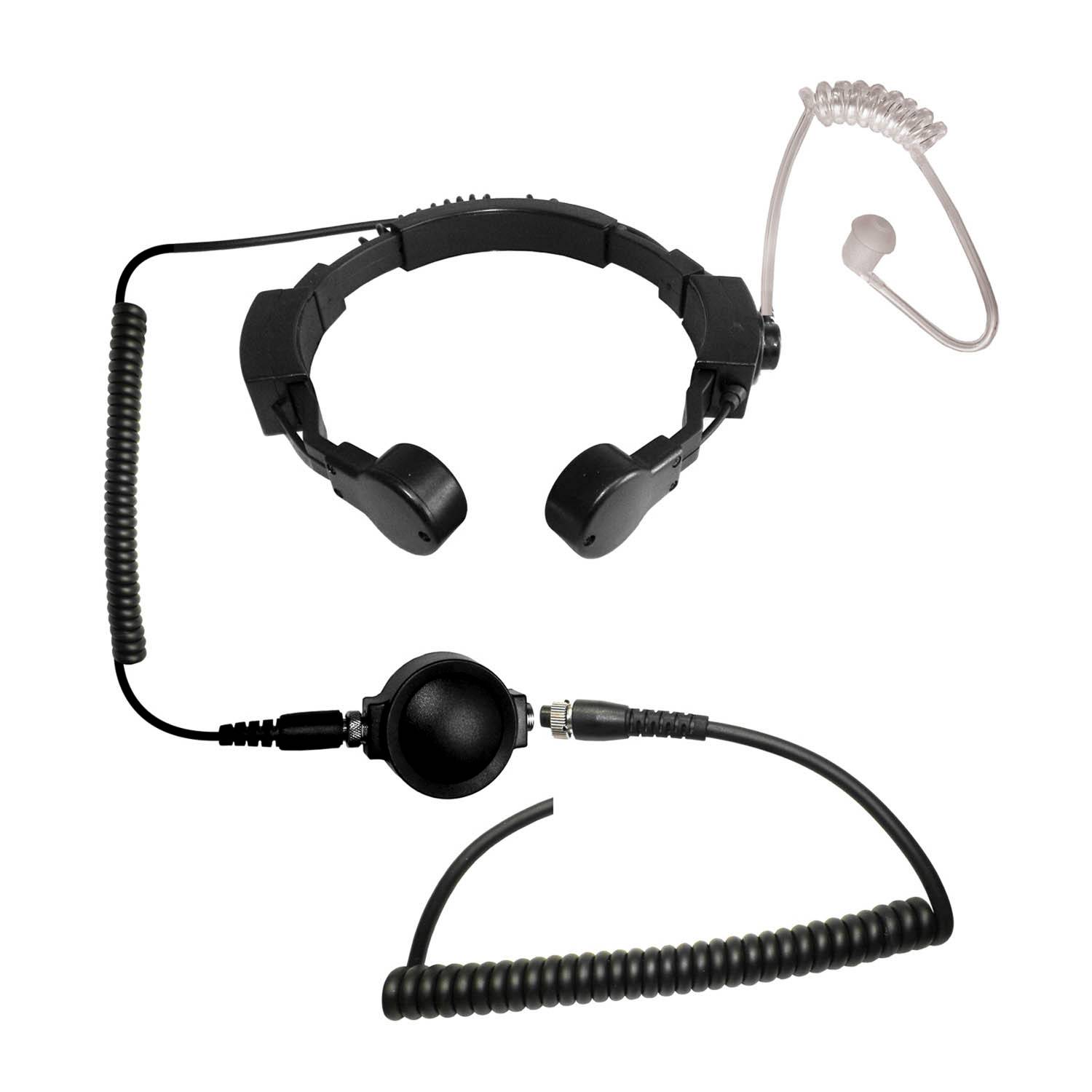 Code Red Assault-K Tactical Throat Mic for 2-Pin Radios