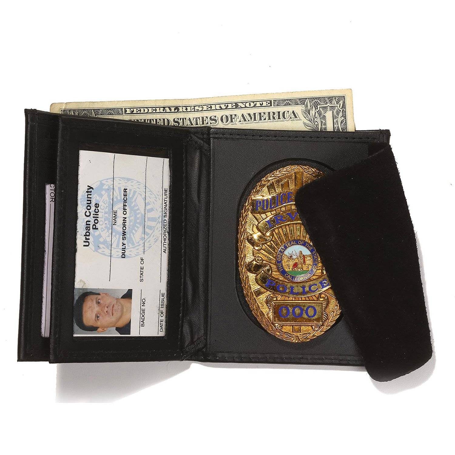 Large Executive Protection Agent Security Officer Enforcement Uniform Wallet