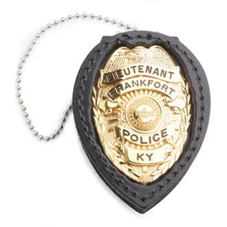 Strong Leather Badge Wallets & Badge Holders for Law Enforcement