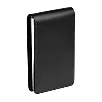 Lawpro Black Leather Notebook In Smooth Finish