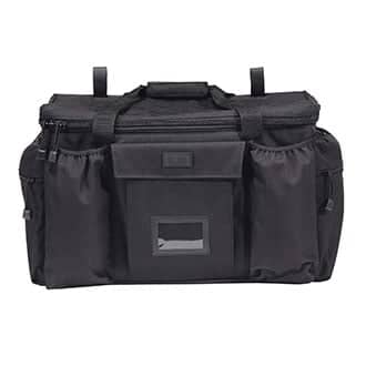 samdew Patrol Bag Law Enforcement, Duty Bag for Police Equipment with 2  Detachable MOLLE Pouches & Laptop Layer (up to 15.6), Bailout Tactical
