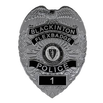 Flex Collar Insignia 3 Dimensional Metallic Emblem- V. H. Blackinton