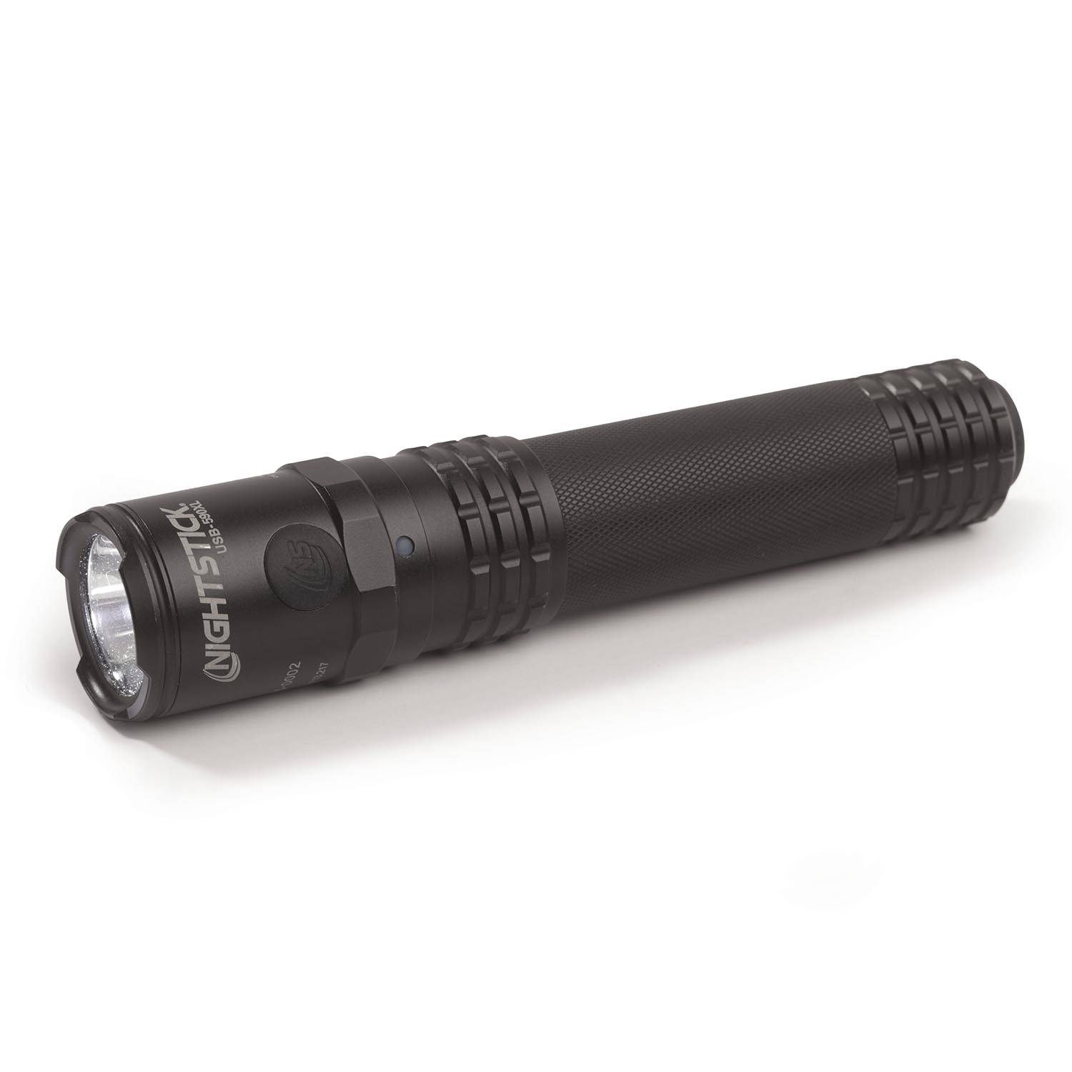 Nightstick USB-590XL Dual-Light Flashlight with Red Flood Li