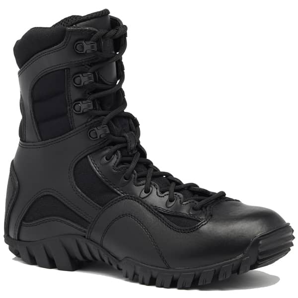 black tactical boots mens