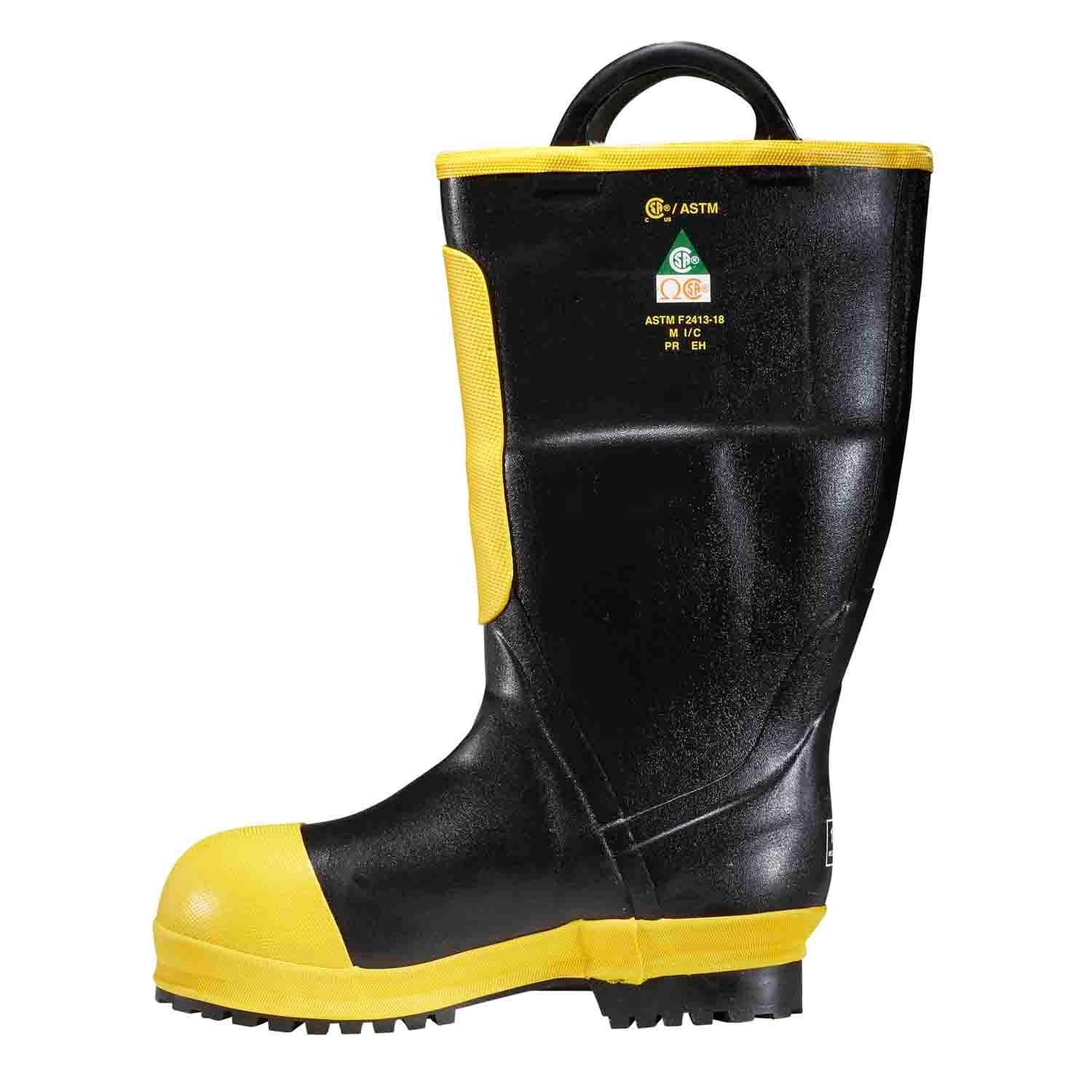 Black Diamond Rubber Fire Boots