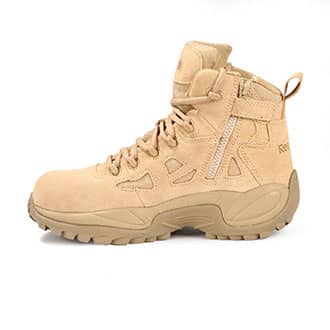 reebok composite toe side zip boots