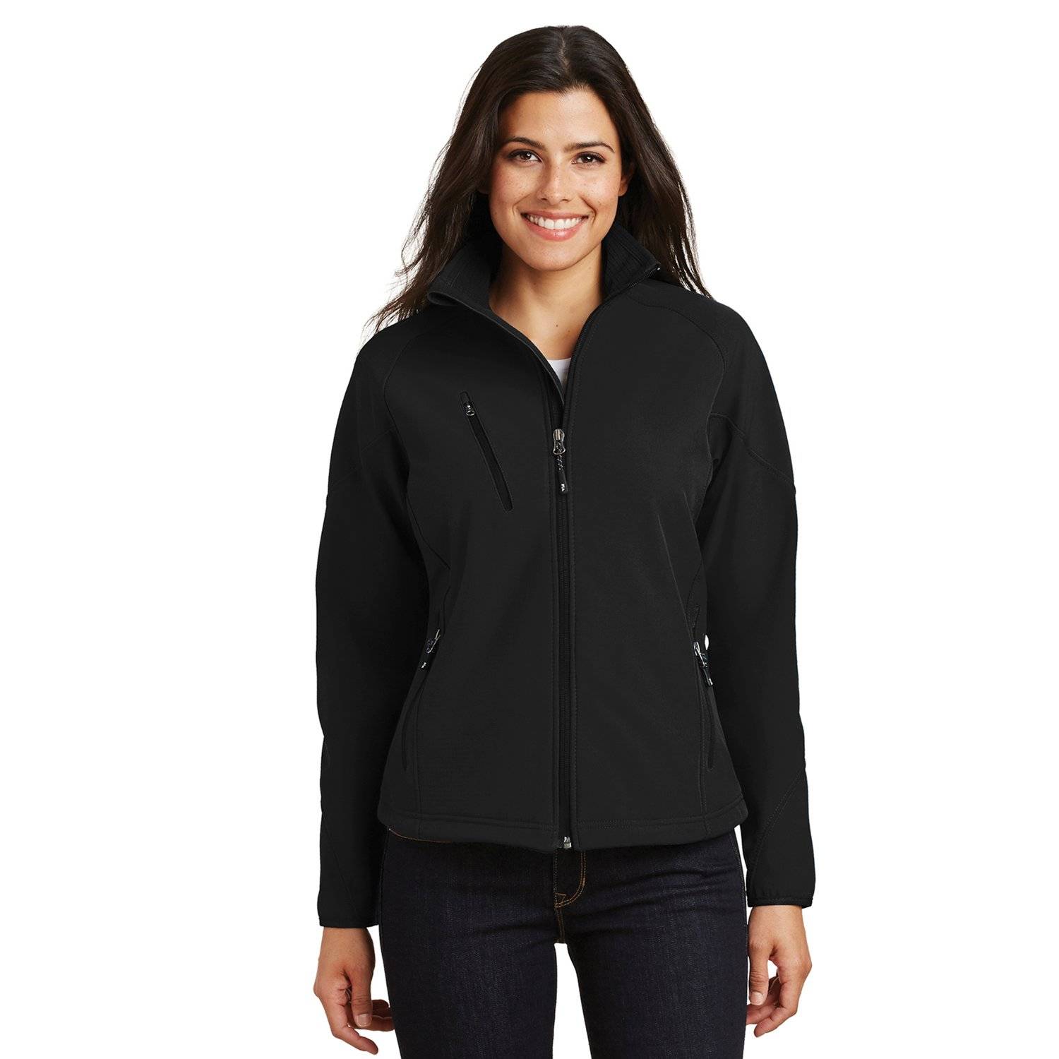 Port Authority Ladies Textured Soft Shell Jacket