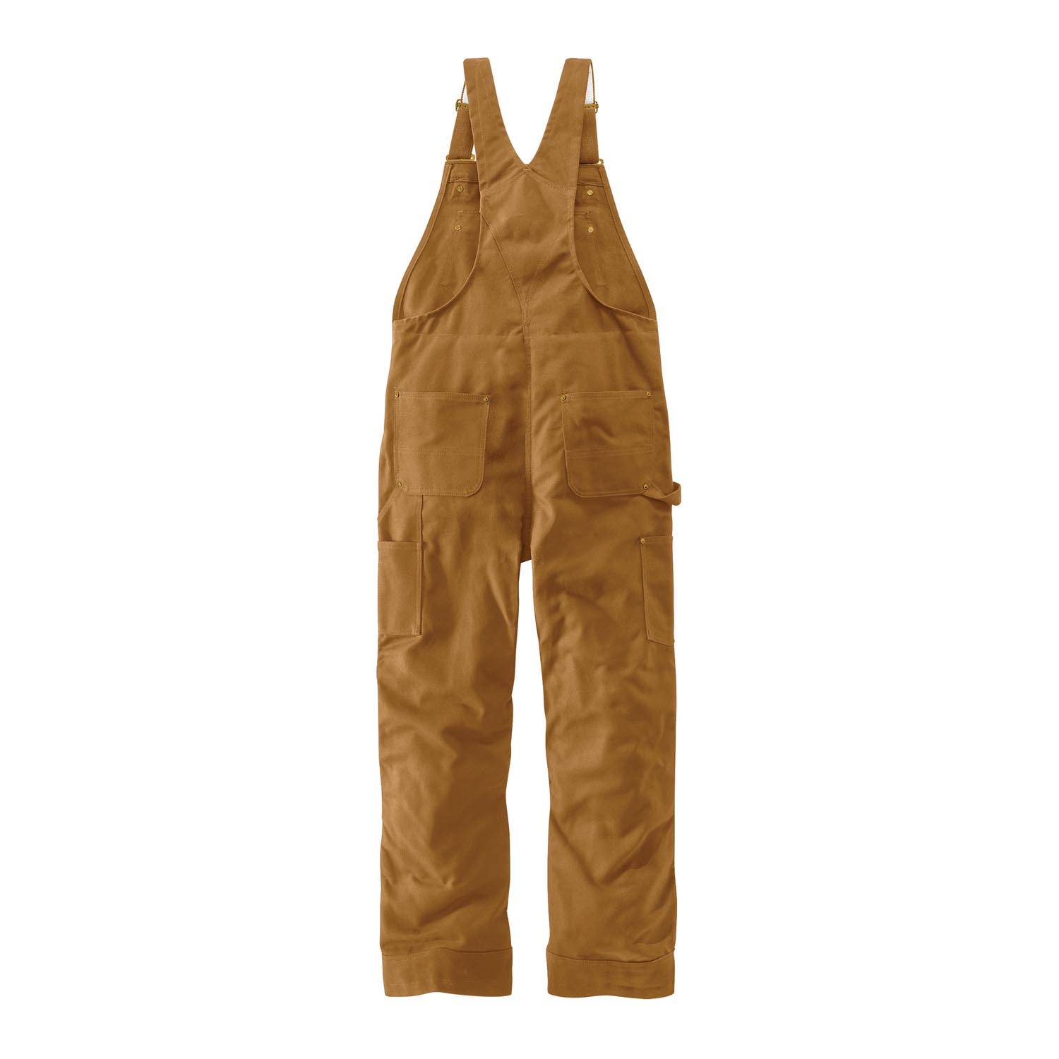 Carhartt Men's Loose Fit Firm Duck Insulated Bib Overalls