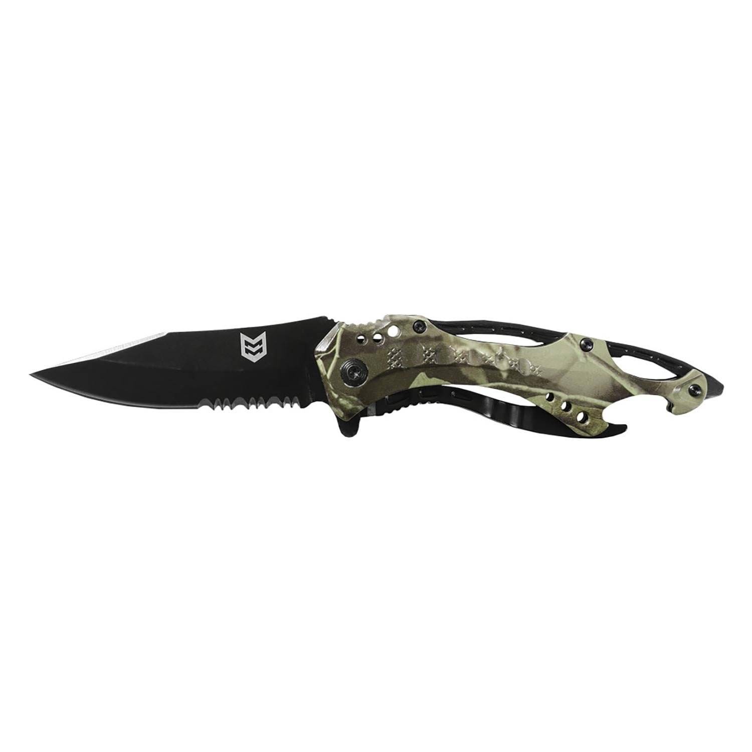 Mission Made Raptor Knife - Camo & Black