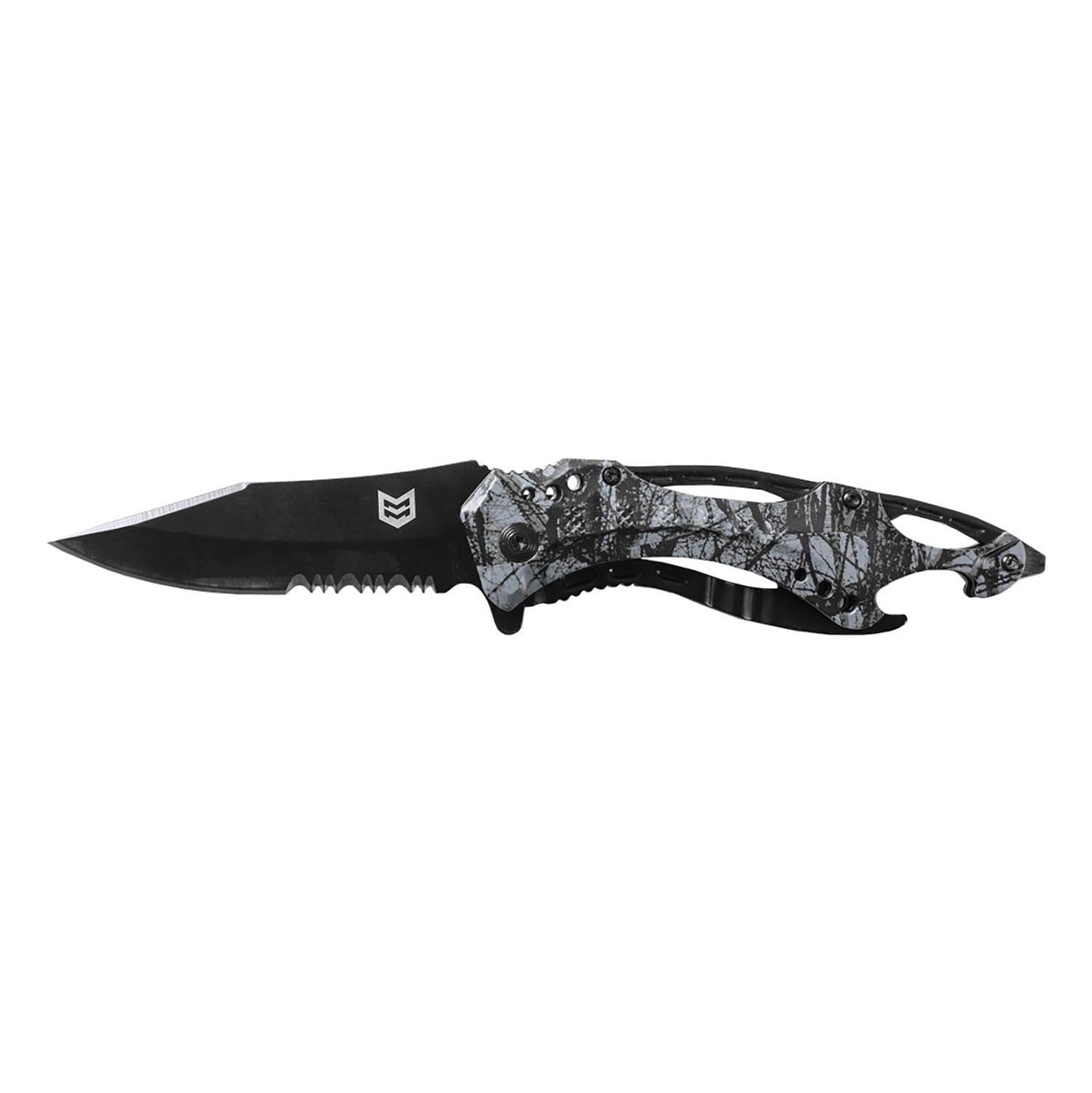 Mission Made Raptor Knife, Fall Camo & Black