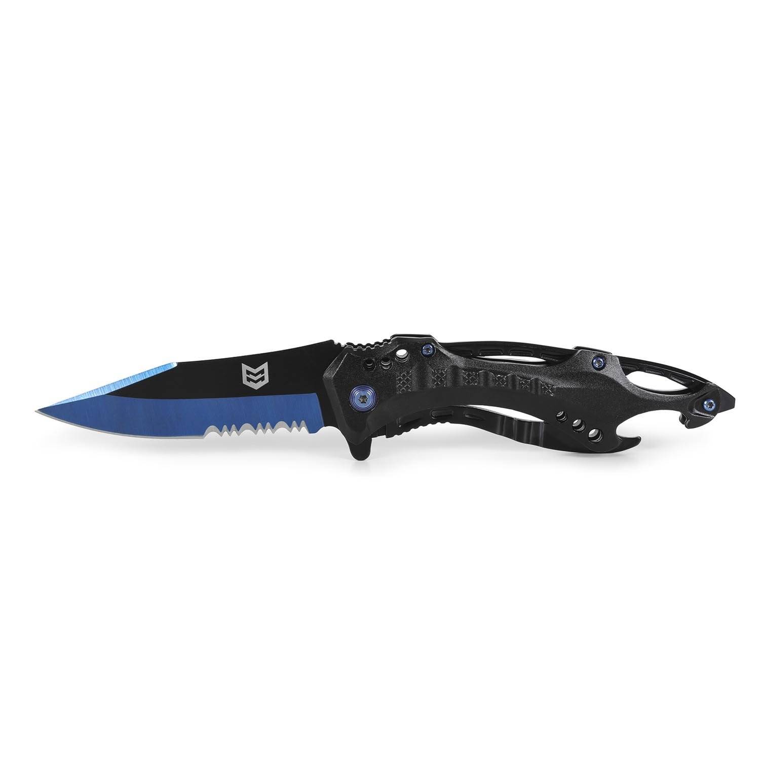 Mission Made Raptor Knife - Black & Blue