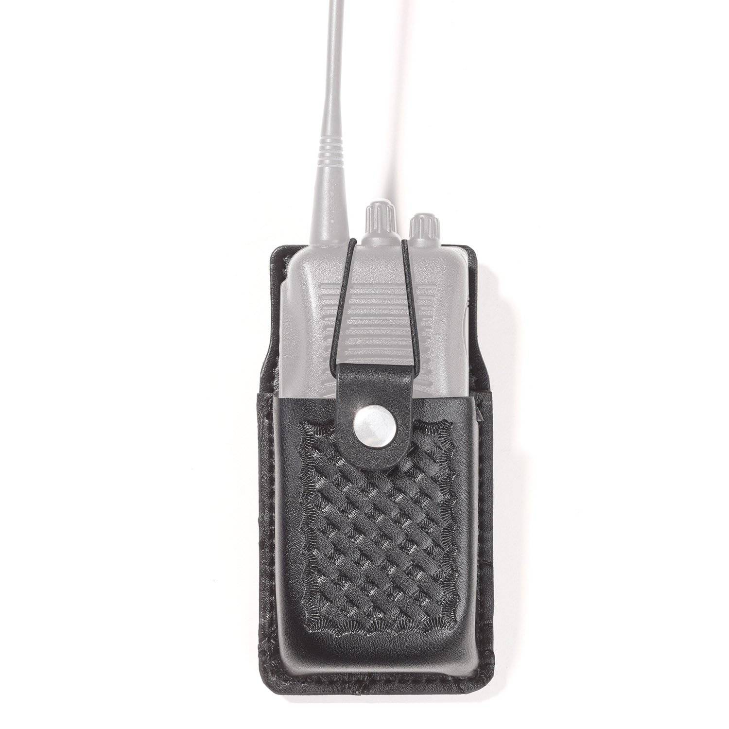 Motorola XTS2500 D-ring 2 Way Radio Belt Clip Holder Black Leather