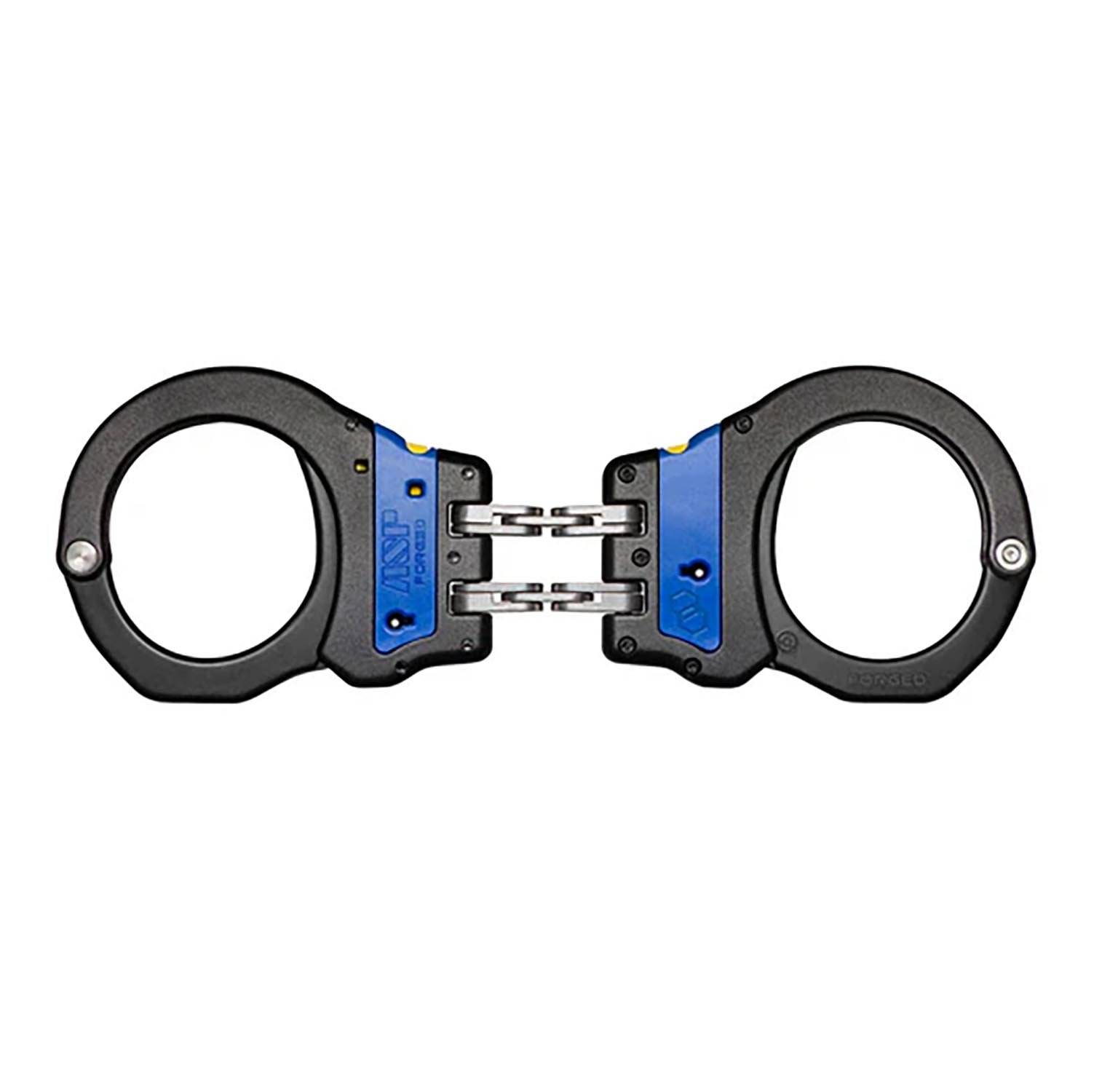 ASP Blue Line Ultra Plus Hinge Handcuffs (Aluminum Bow)