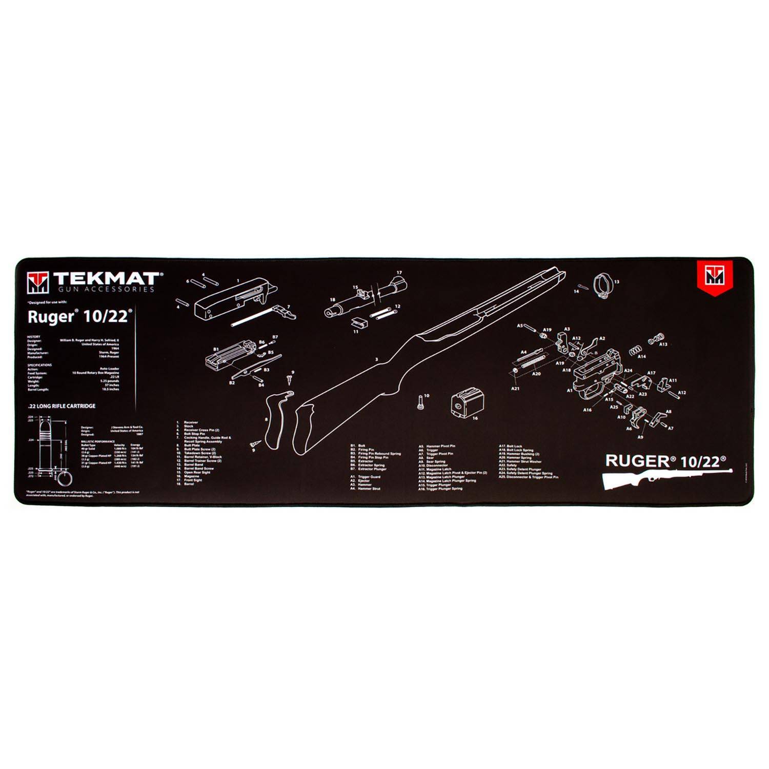 TekMat Ruger 10/22 Gun Cleaning Mat 36