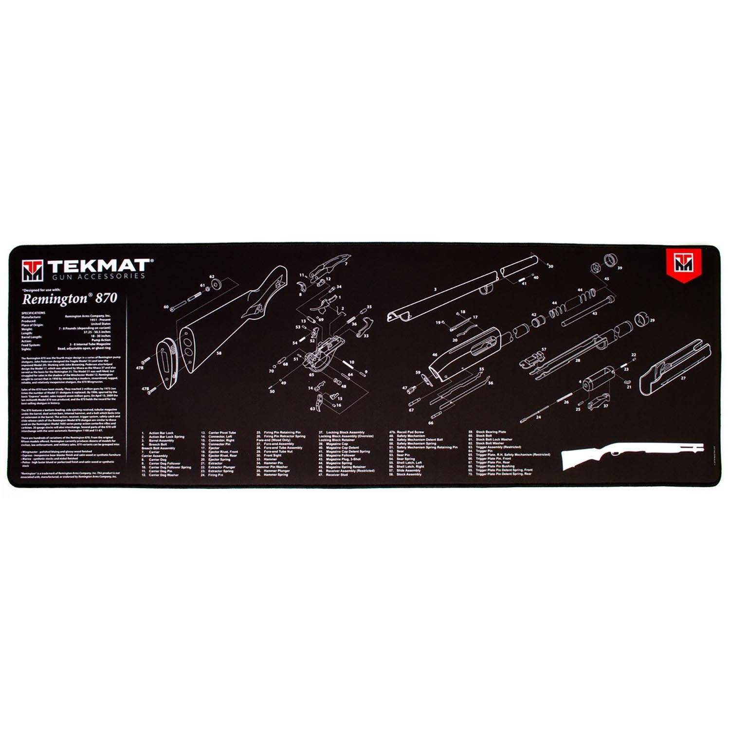 TekMat Remington 870 Ultra Premium Gun Cleaning Mat 44"