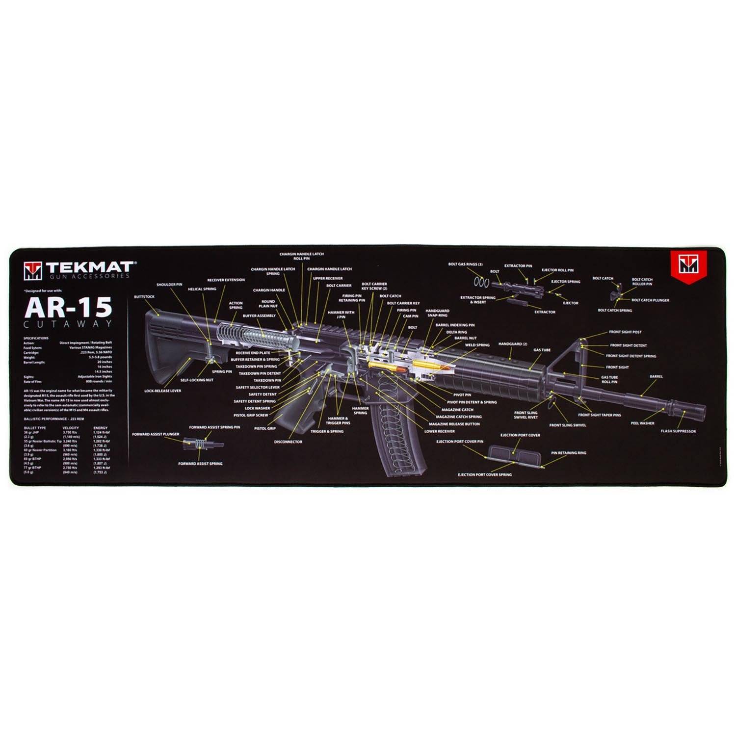 TekMat 36" AR15 Cut Away Gun Cleaning Mat
