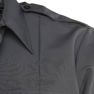 First Class 100% Polyester Long Sleeve Zippered Uniform Shirt