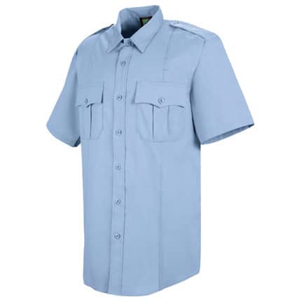 Southeastern Shirt Men's Short Sleeve Poplin Police Shirt Wi