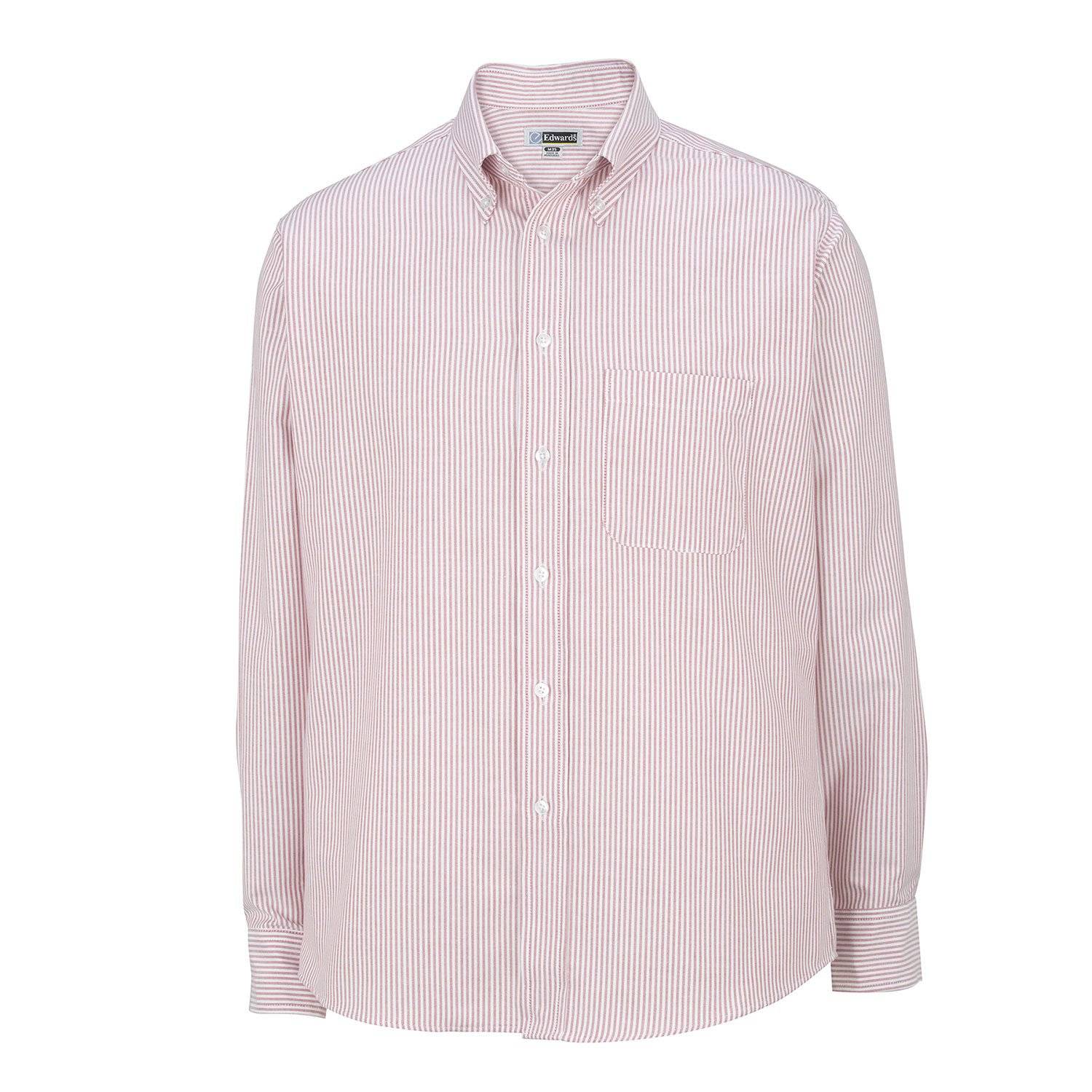 Edwards Men's Long Sleeve Button Down Oxford Shirt