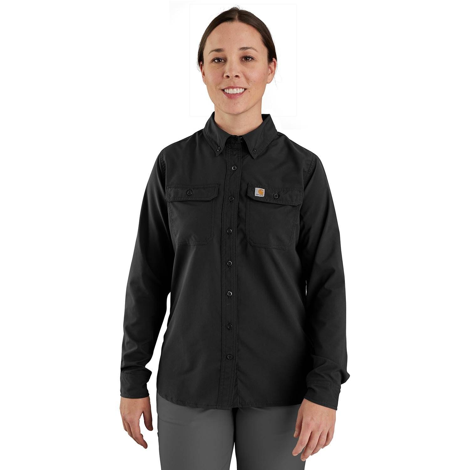 CARHARTT WOMEN'S FORCE RELAXED FIT LONG SLEEVE SHIRT