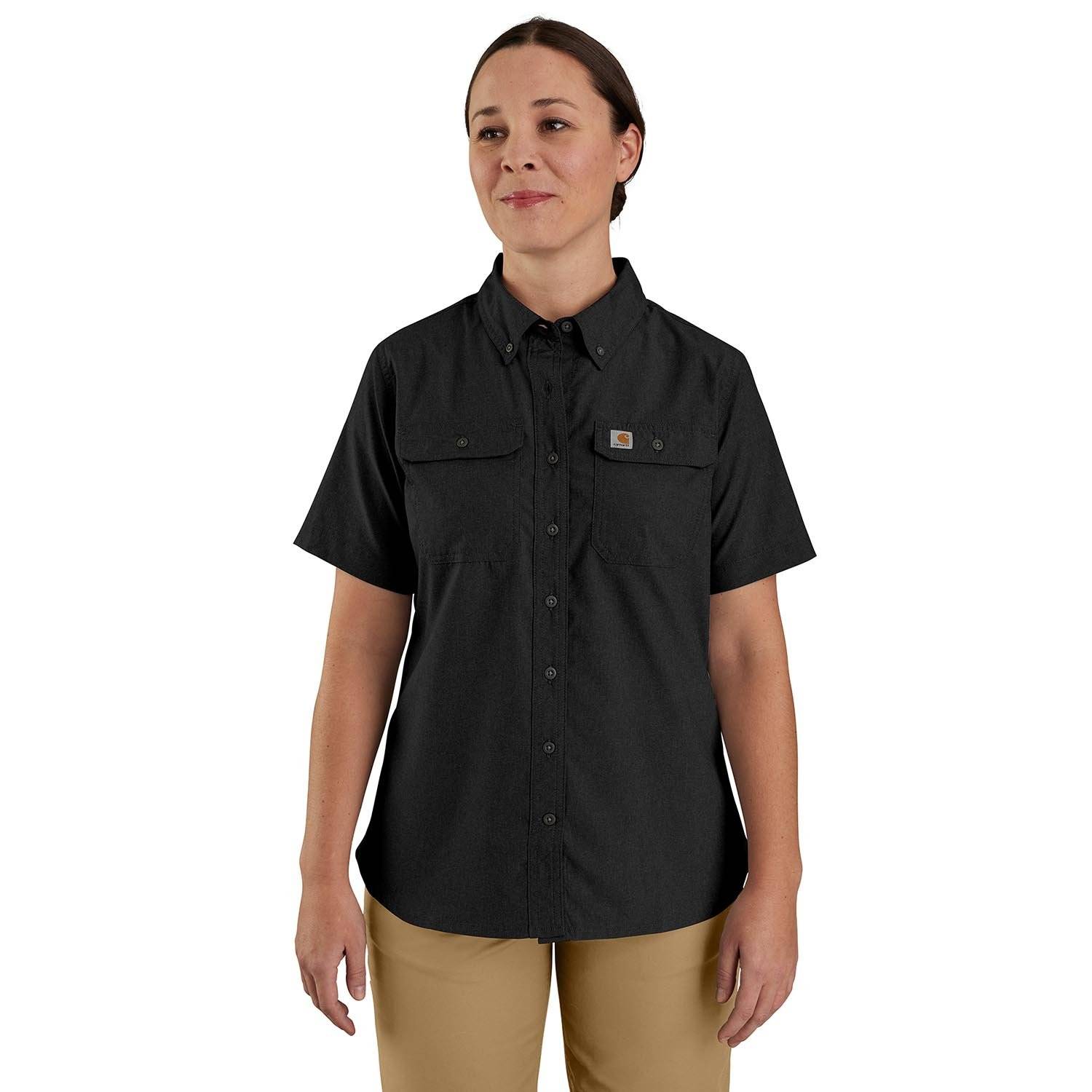 CARHARTT WOMEN'S FORCE RELAXED FIT SHORT SLEEVE SHIRT