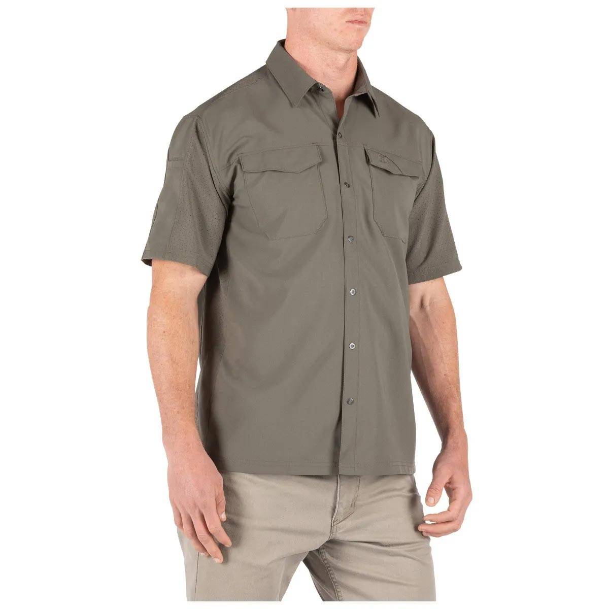 5.11 Tactical Men's Short Sleeve Freedom Flex Woven Shirt