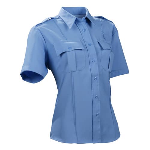 LawPro Short Sleeve Polyester Solid Women's Shirt