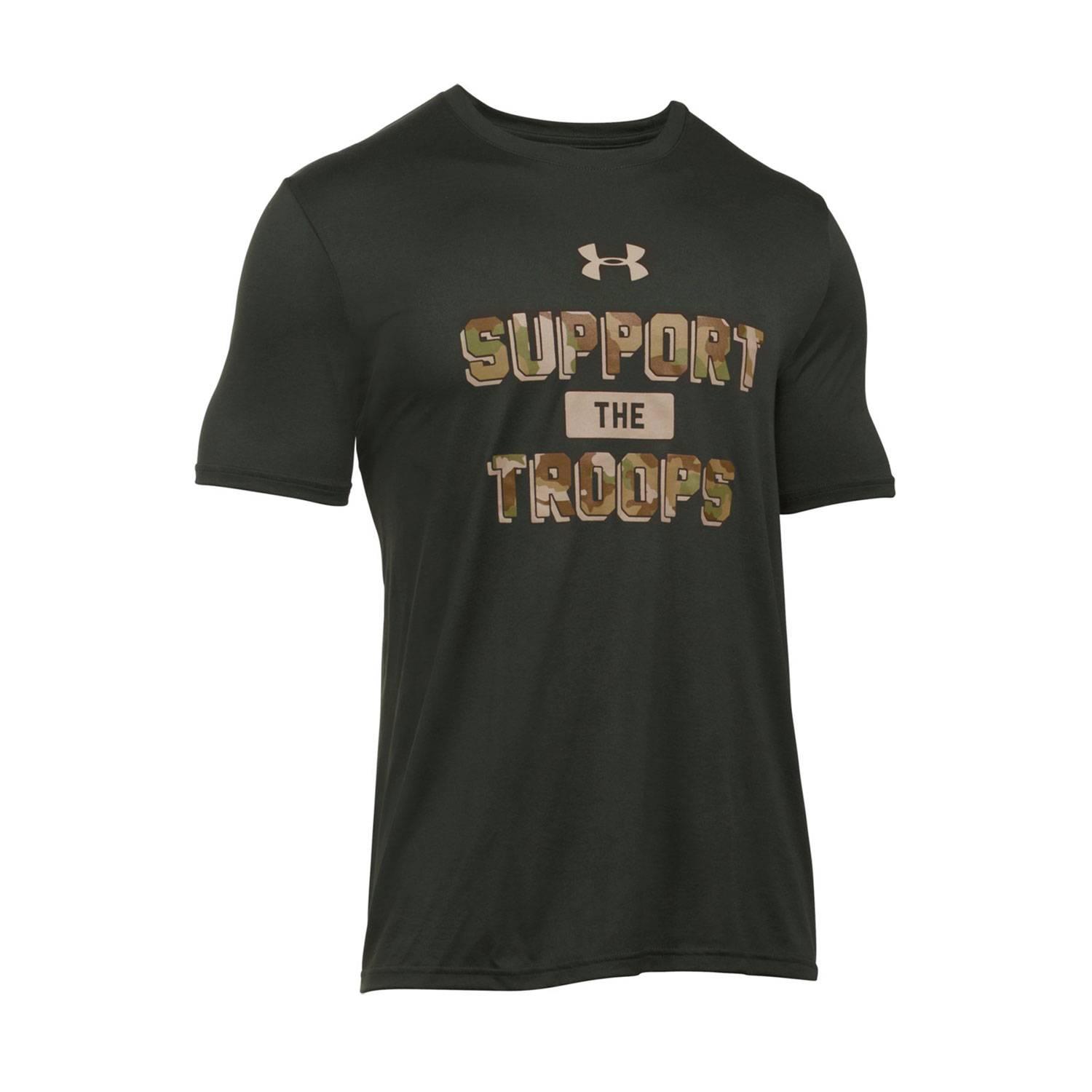 UNDER ARMOUR SUPPORT THE TROOPS TECH TEE