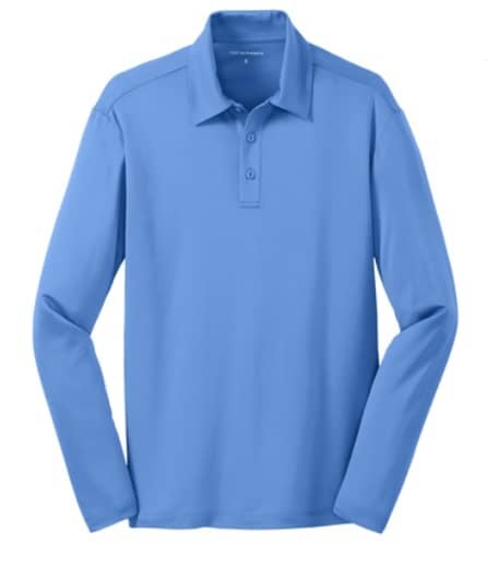 Port Authority Silk Touch Performance Long Sleeve Polo