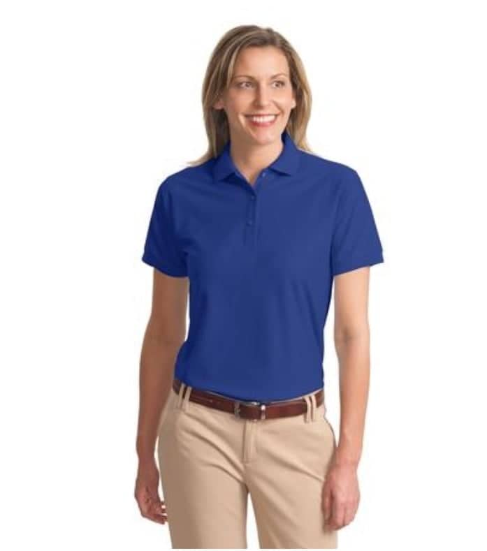 Port Authority Ladies Silk Touch Short Sleeve Sport Shirt