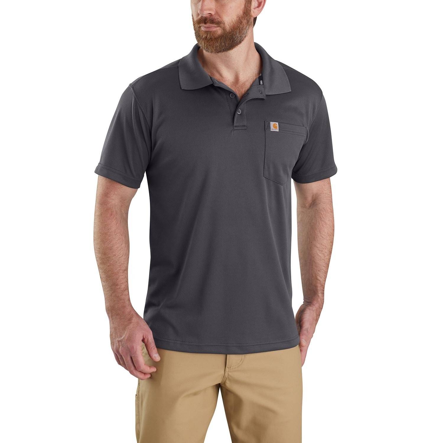 Carhartt Force Relaxed Fit Lightweight Short-Sleeve Polo