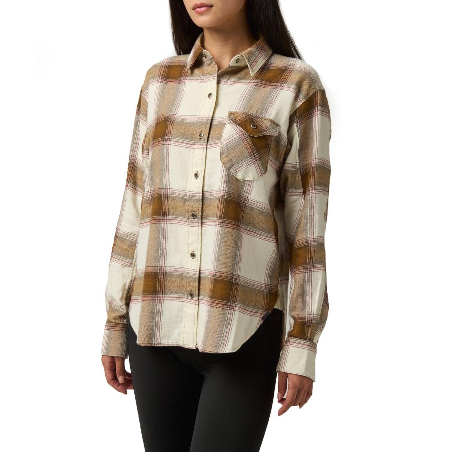 5.11 TACTICAL BRIANNA PLAID FLANNEL LONG SLEEVE SHIRT