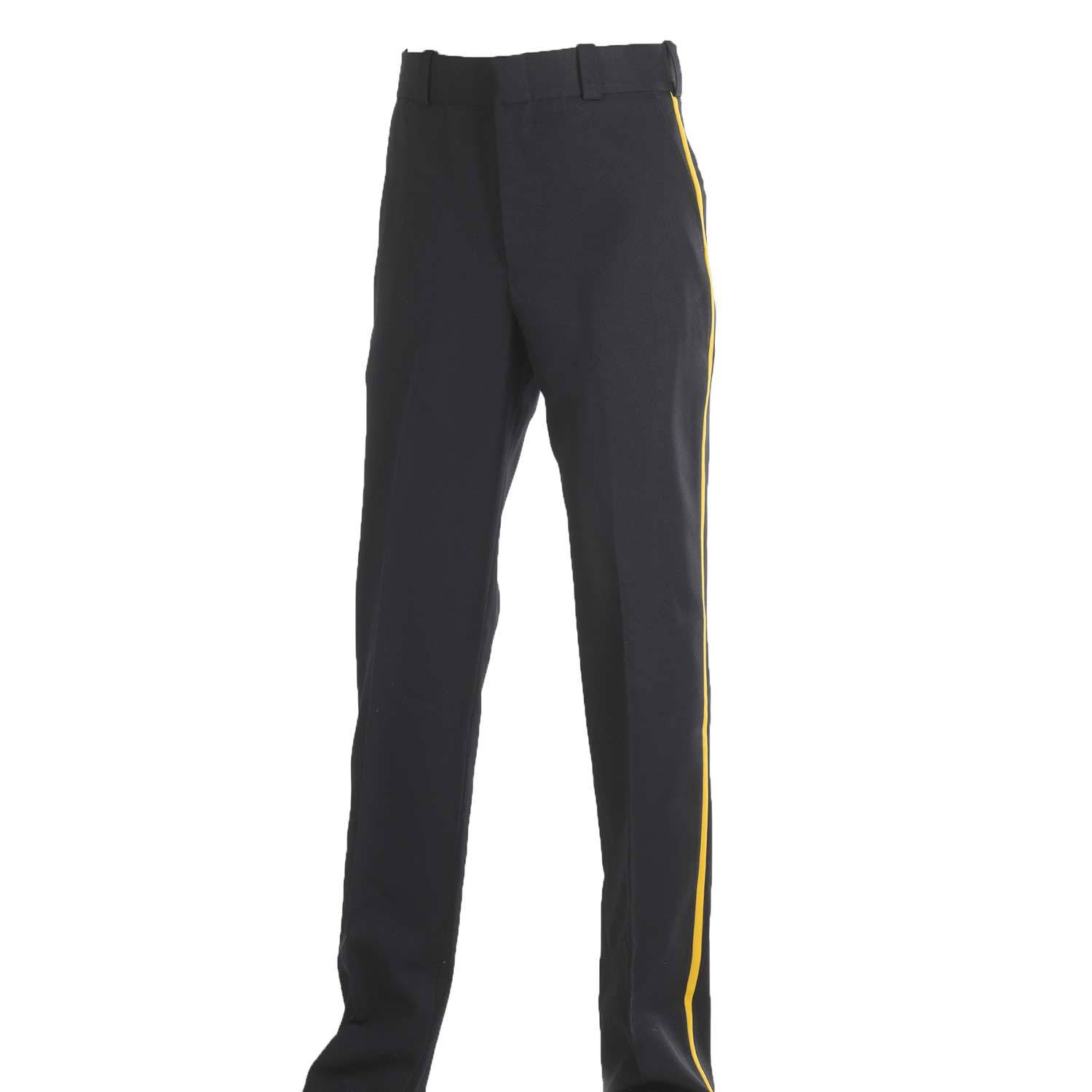 pants with yellow stripe