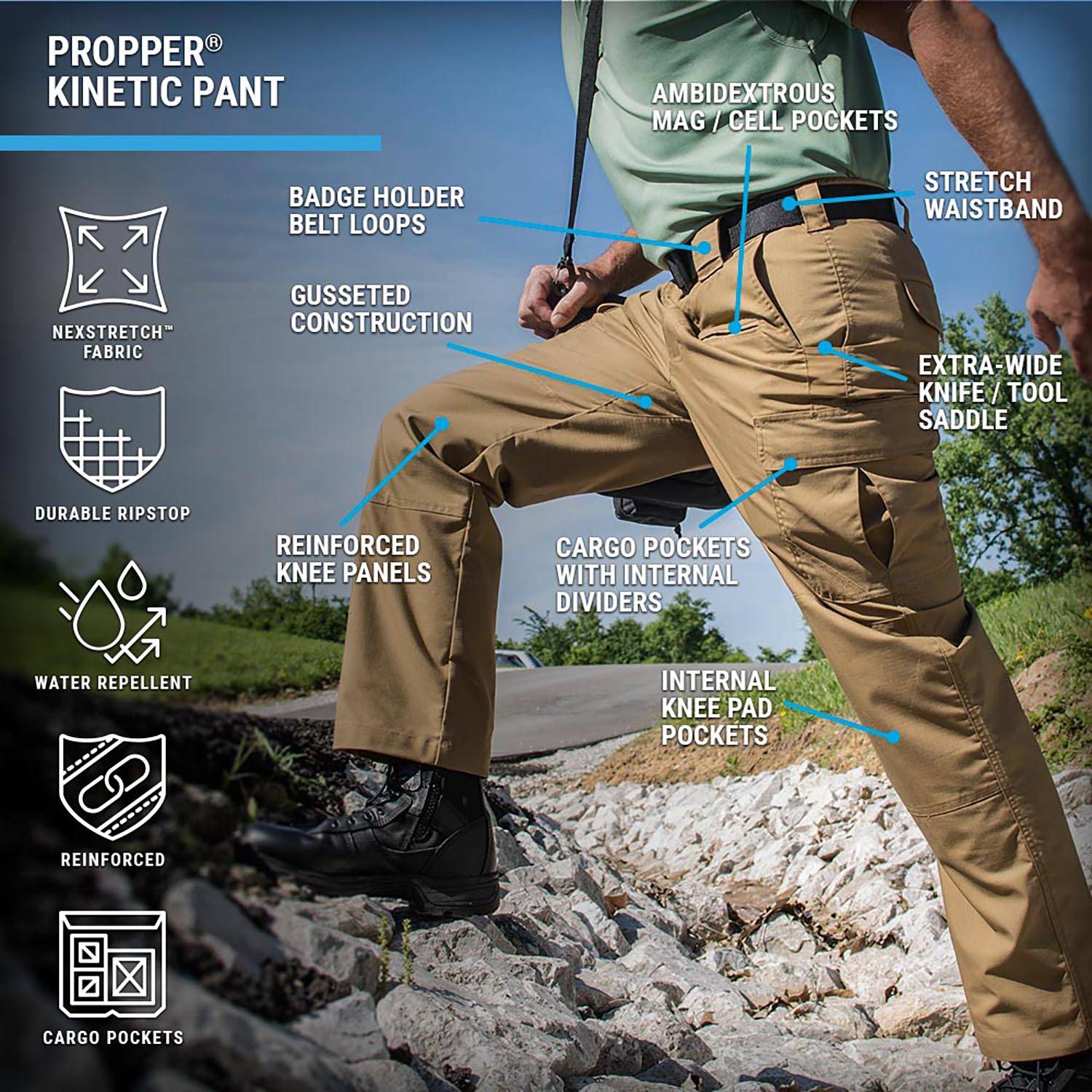 Propper Men's Kinetic Tactical Pants.