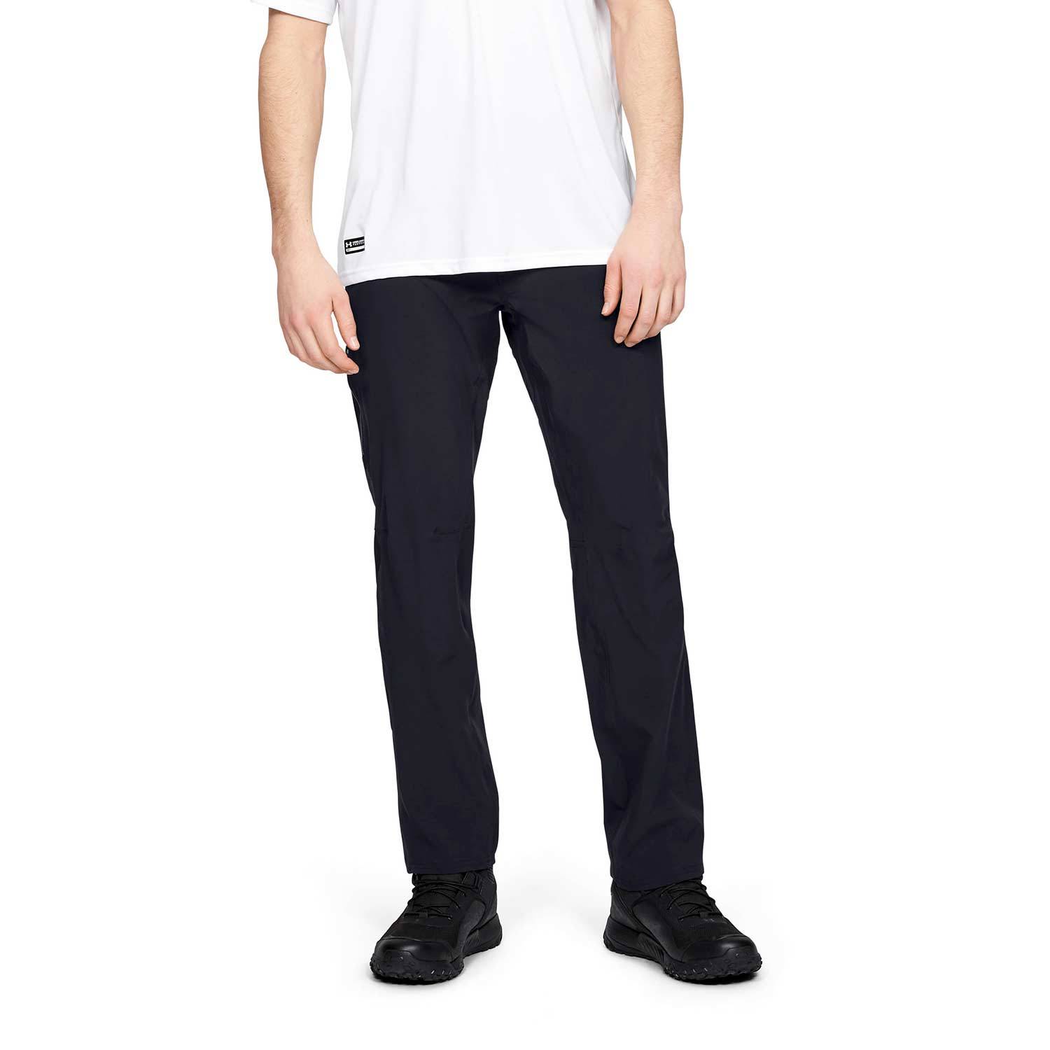 under armour flex woven cargo pant black black