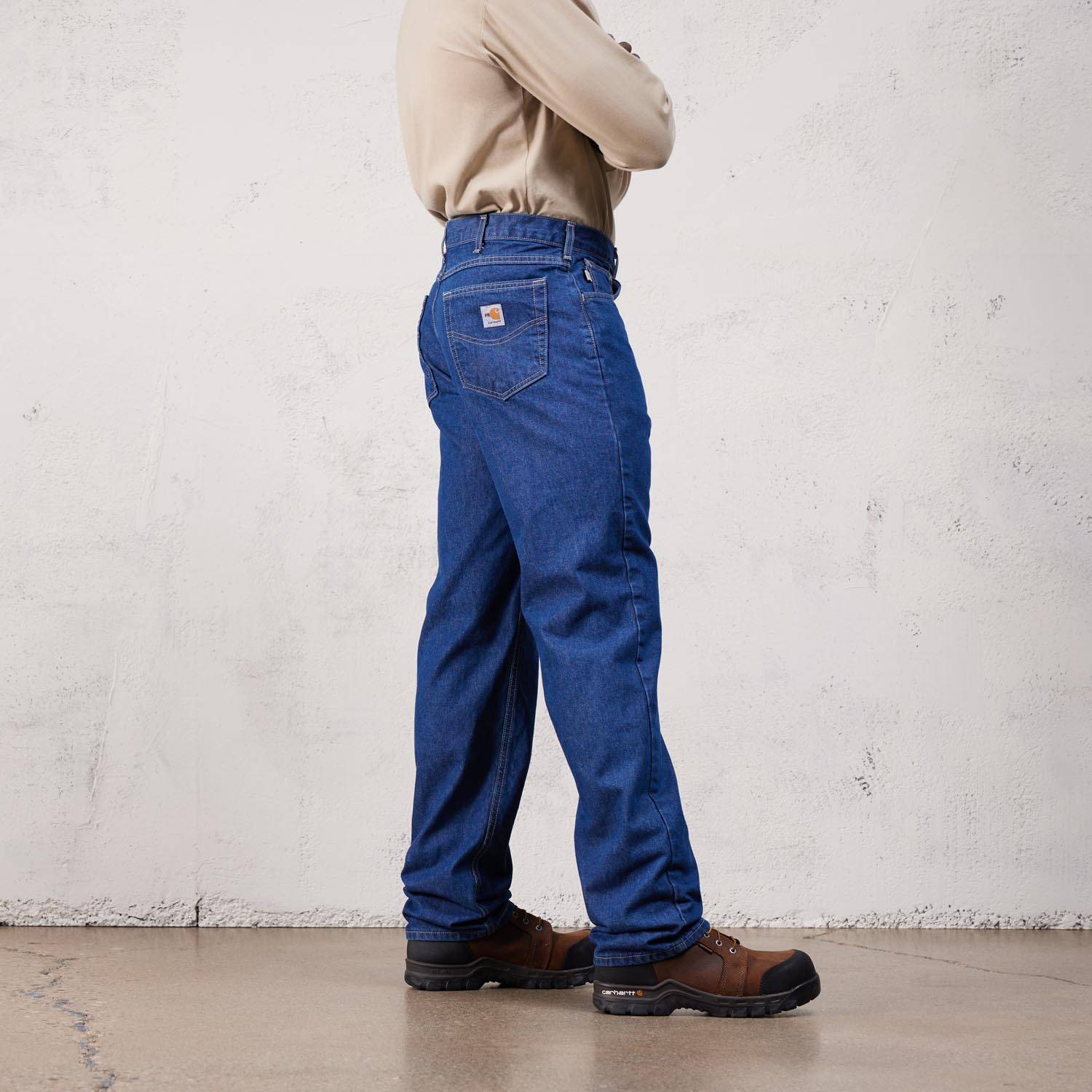 Carhartt Flame-Resistant Signature Relaxed Fit Denim Jeans