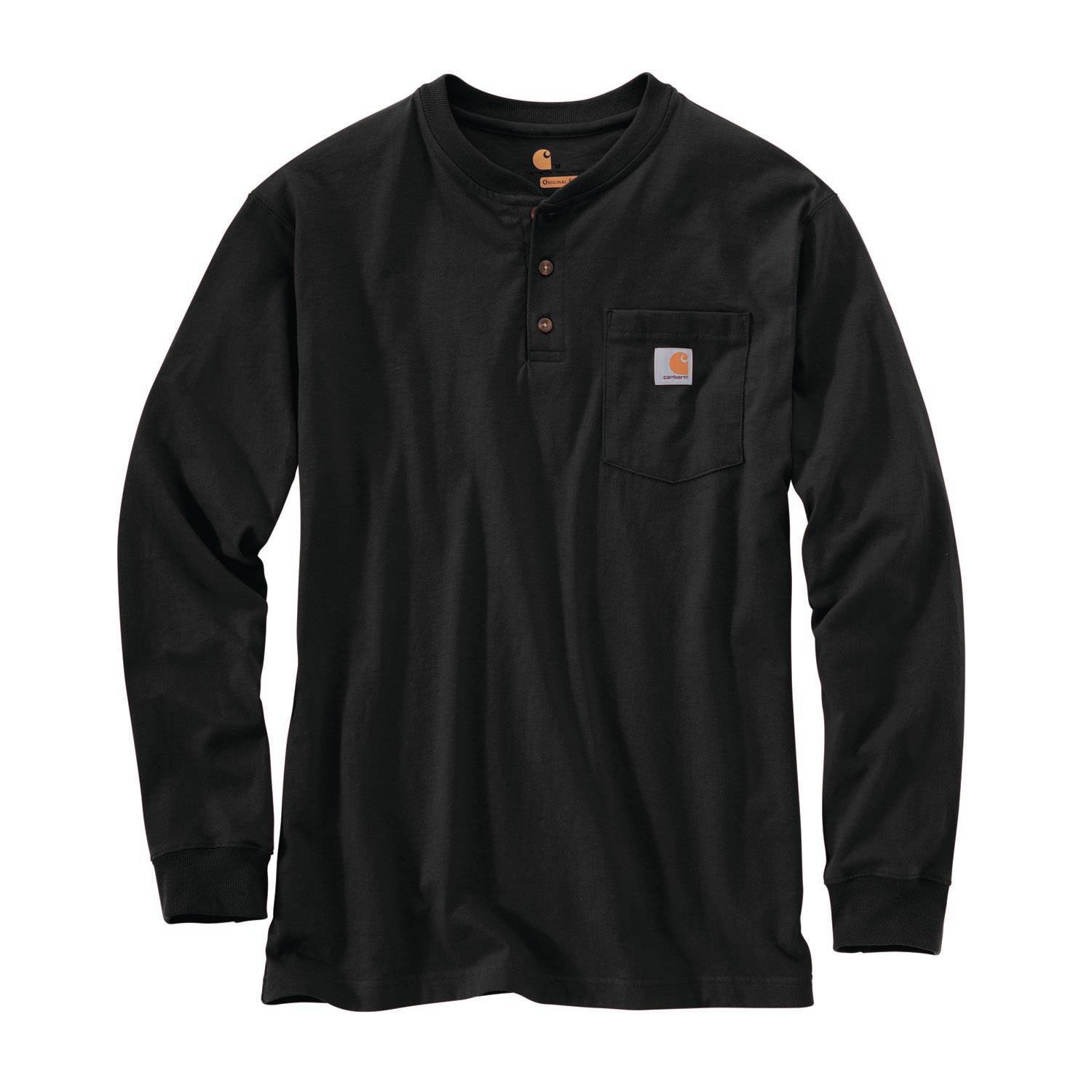 Carhartt Heavyweight Long Sleeve Pocket Henley T-Shirt