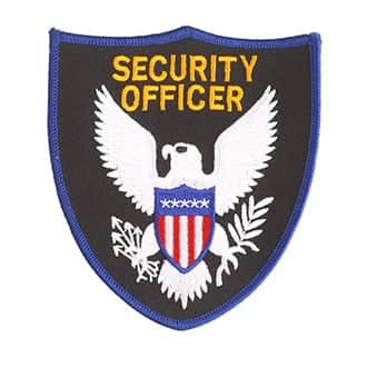 Lawpro Security Officer With White Eagle Patch