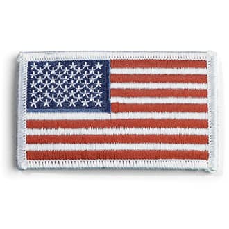 Hero's Pride IR US Flag Full Color with Hook and Loop Attachment