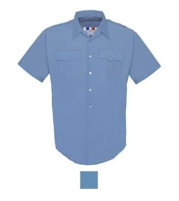 mens poly cotton short sleeve shirts