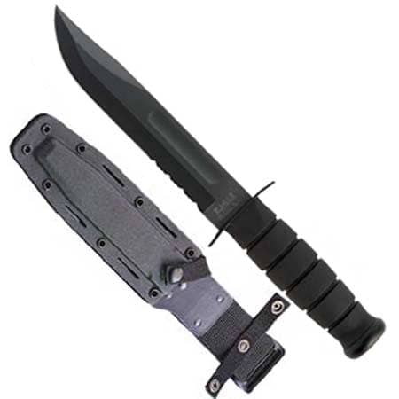 Ka Bar Usa Black Fighting Knife