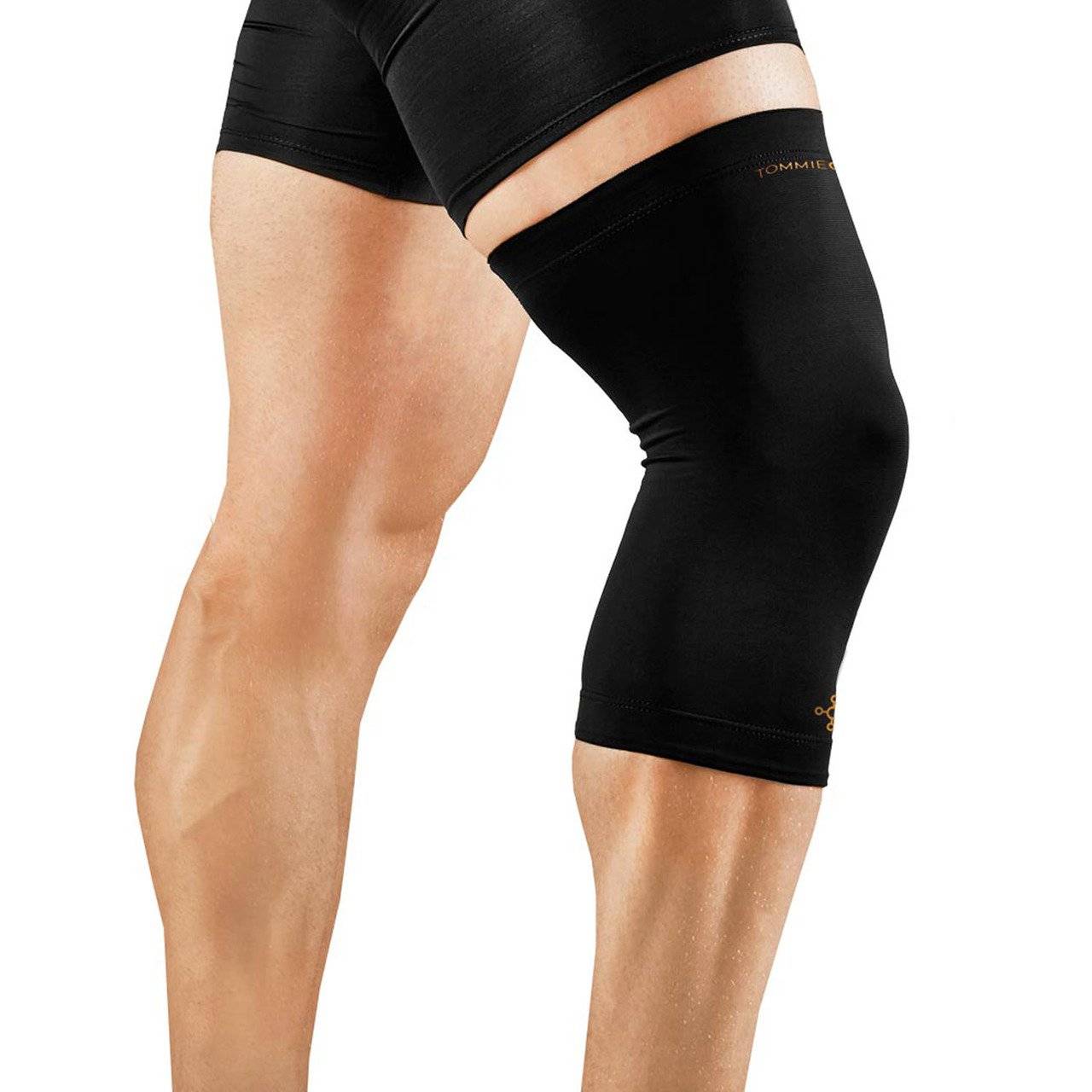  Tommie Copper Performance Compression Quad Sleeve, Unisex, Men  & Women, Sweat Wicking Breathable Upper Leg Sleeve for Muscle Support &  Recovery - Black - Small : Health & Household